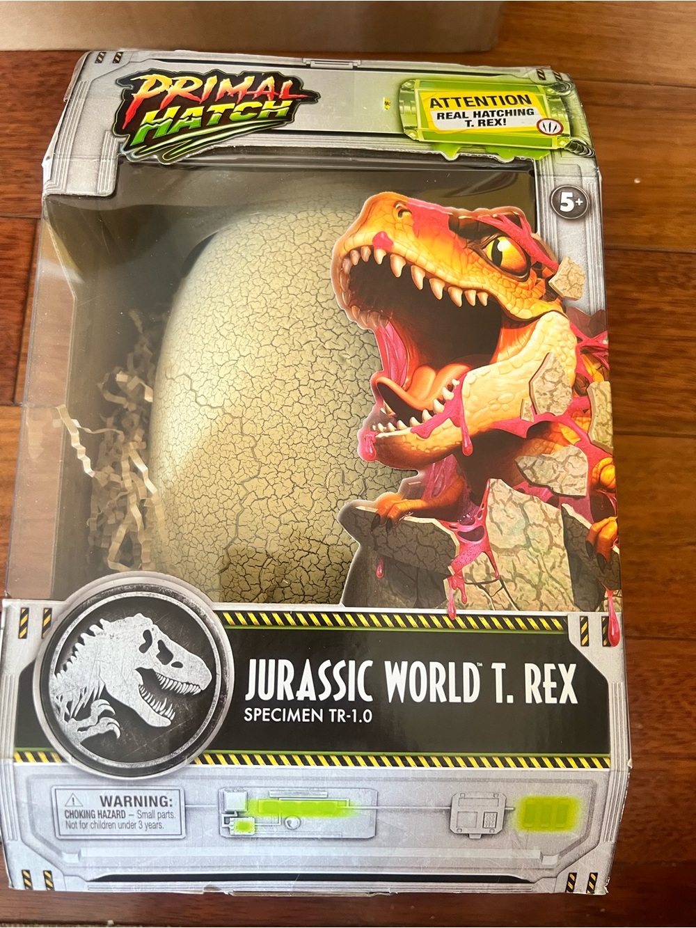 Jurassic World T. Rex Primal Hatch, NEW!